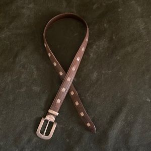 Mens Leather Dress Belt